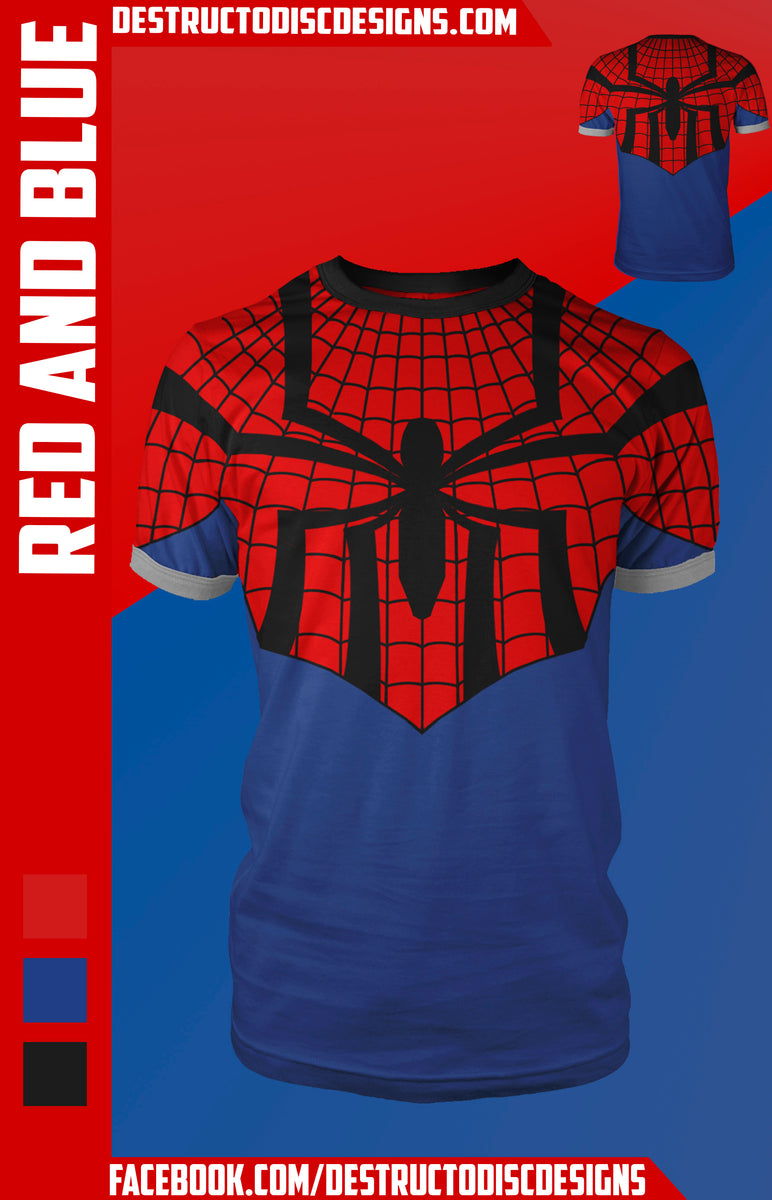 Red and Blue Shirt! [Limited] – DestructoDiscDesigns