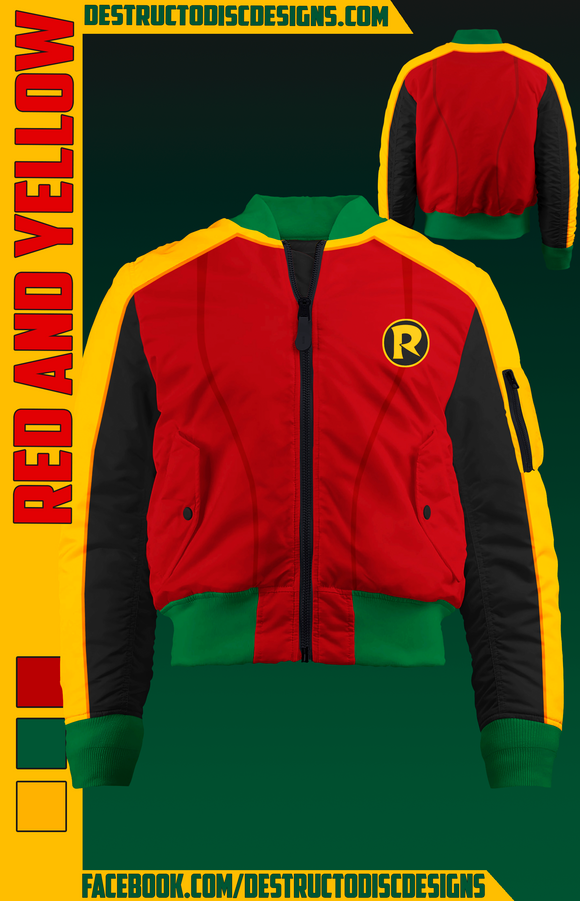 Red and Yellow Bomber Jacket! [PRE-ORDER] [Limited]