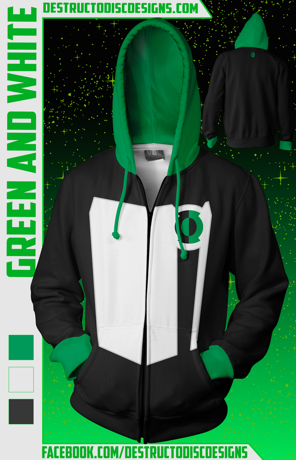 Green and White Hoodie! [PRE-ORDER][Limited!]