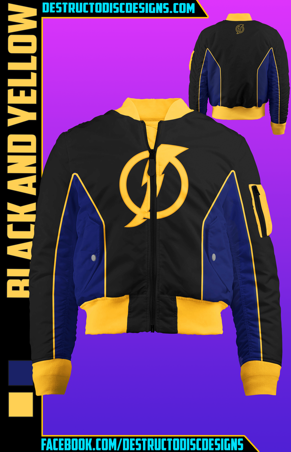 Black and Yellow Bomber Jacket! [PRE-ORDER][Limited!]