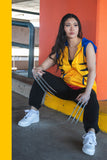 Blue and Yellow Sleeveless Hoodie [Preorder][Limited!]