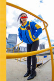 Blue and Yellow Bomber Jacket! [Limited]