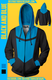 Black and Blue Hoodie [Preorder!]