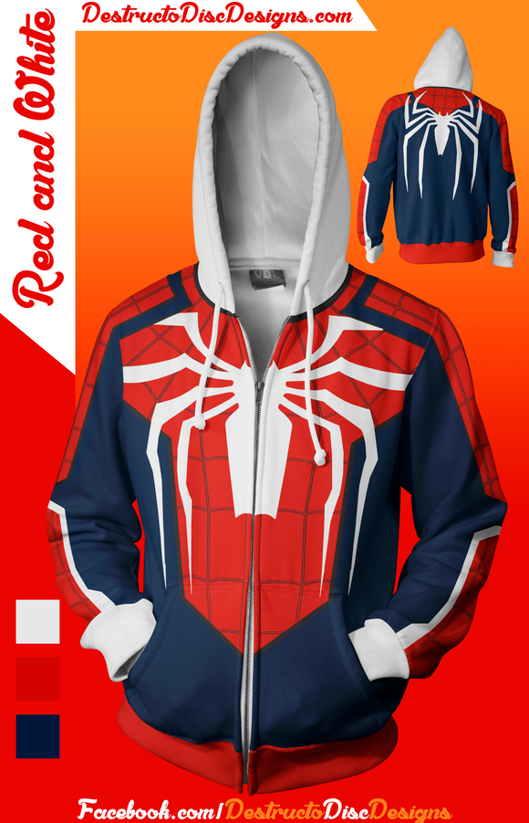 Red and White Hoodie [Limited]
