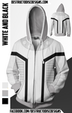 White and Black Hoodie! [Limited!]